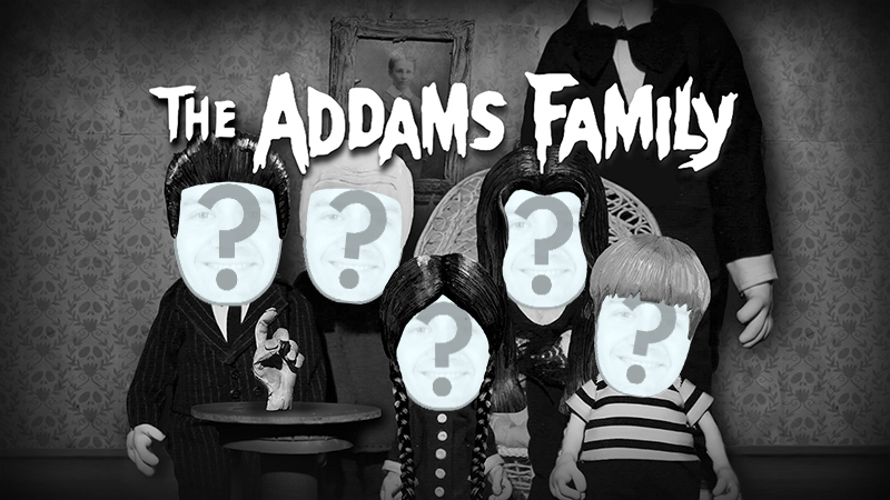 JibJab.com cast 5 people as the Addams Family