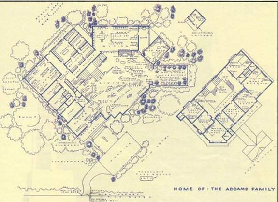 The Unofficial Addams Family Home Floor Plan Page